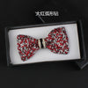 Flat angle red curved diamond gift box