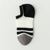 Black stripes on white background