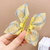 5# goose yellow flower pair clip-2pcs
