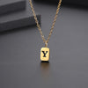 Y-gold-necklace length 45cm