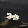 Rabbit pearl hair clip