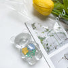 Bear bracket - yellow and blue flowers