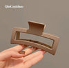 Brown frosted square (about 13cm)