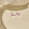 Purple shimmering heart