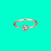 Rose gold (single) / 0.8*8
