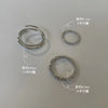 Hook three-piece ring set