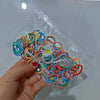 2#caramel color spiral small circle-100 packs