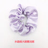 Crystal satin circle light purple