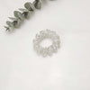 Metal three strand telephone cord - silver
