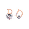 Rose gold letter d