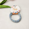 2 pack floral telephone cords - light blue
