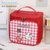 Red plaid strawberry rabbit