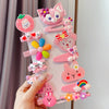 34# colorful flower pink 14-piece set