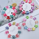 The new children's mini clip braided hair small clip net red cute baby card 2 yuan store supply