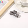 4.5cm small square grab clip - gray / qiyue factory direct sales