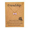 Light purple bow ribbon card