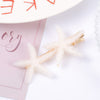 7# white five-pointed star duck clip