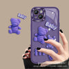 Purple-stereo bear / apple 7p
