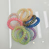 Leopard print-ab dots-mixed color