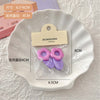 4#purple flower hairpin
