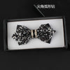 Pointed black curved diamond gift box