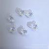 White starry sky luminous hanging hole stars