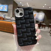 Black + plaid plating ring / iphone14promax
