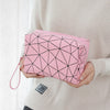 Pink-diamond cosmetic bag