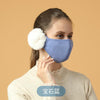 (ear plus fleece) - sapphire blue