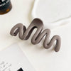 11cm wave-frosted dark coffee / metal