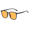 Bright black frame orange slice