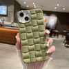 Green + plaid plating ring / iphone14promax