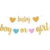 Baby+boy or girl / gold