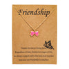 Rose red bow with card