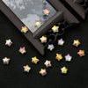 Plated light yellow / 8mm hole diameter about 1mm 10 pcs/pack