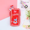 Red flower rabbit / 17cm*9cm*3.5cm