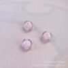 Pink card 16 beads round beads