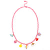 Pink necklace yyxl0237