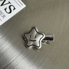 Star smiley face - gray