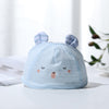 Closed eyes bear - blue / 0-6 months - one size fits all