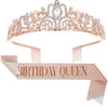 Birthday queen rose gold set