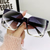 Gradient film with black and silver frame