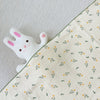 Yellow flower bath towel 110*130cm 4 layers of cotton yarn