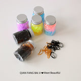 Portable mini canned hair rope disposable rubber band does not hurt hair girls headwear baby head rope basic hair accessories