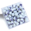 Deep blue purple / 8mm hole diameter about 1.5mm 50pcs/pack