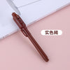 Solid brown / round head
