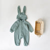 Mdbrw2266-gr green thick needle rabbit long climb / 0-6m