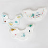 Embroidered helicopter three-piece set