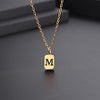 M-gold-necklace length 45cm