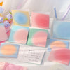 Square halo gradient greeting card/envelope + sealing sticker
